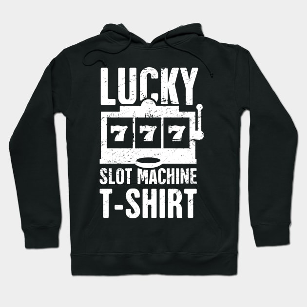 Lucky Slot Machine T-Shirt Hoodie by MeatMan